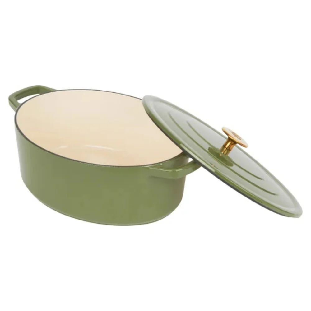 Chuck Hughes - Cocotte ovale en fonte, 5,2 L - Image 2