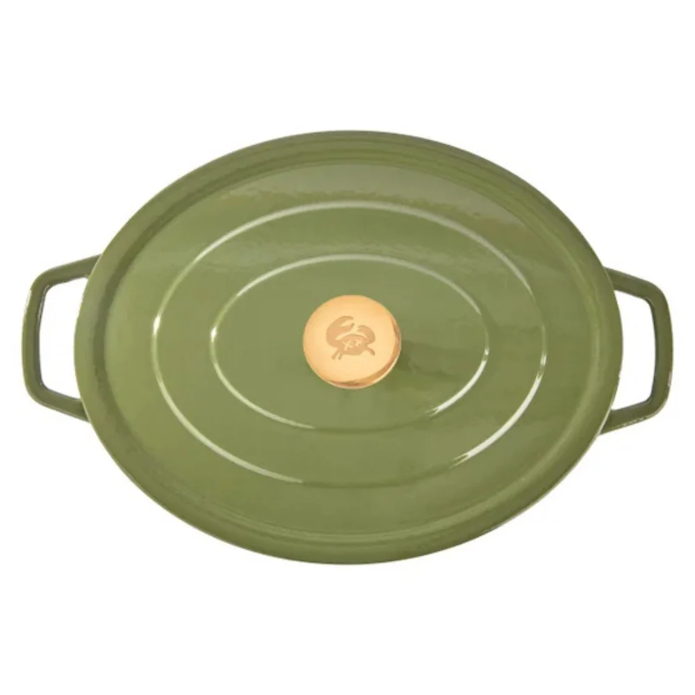 Chuck Hughes - Cocotte ovale en fonte, 5,2 L - Image 4