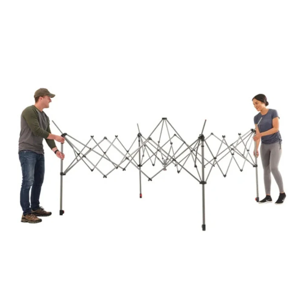 Coleman - Abri de 4 m x 4 m avec paroi d'ombrage Oasis - Image 3