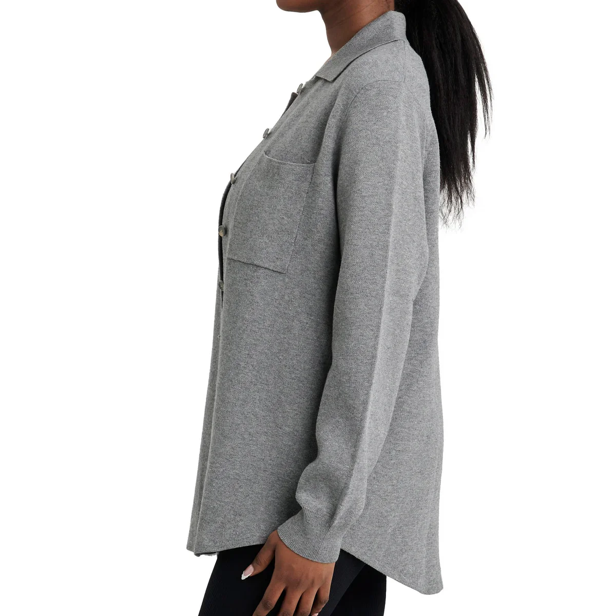 Como Vintage - Veste-chemise en tricot - Image 2