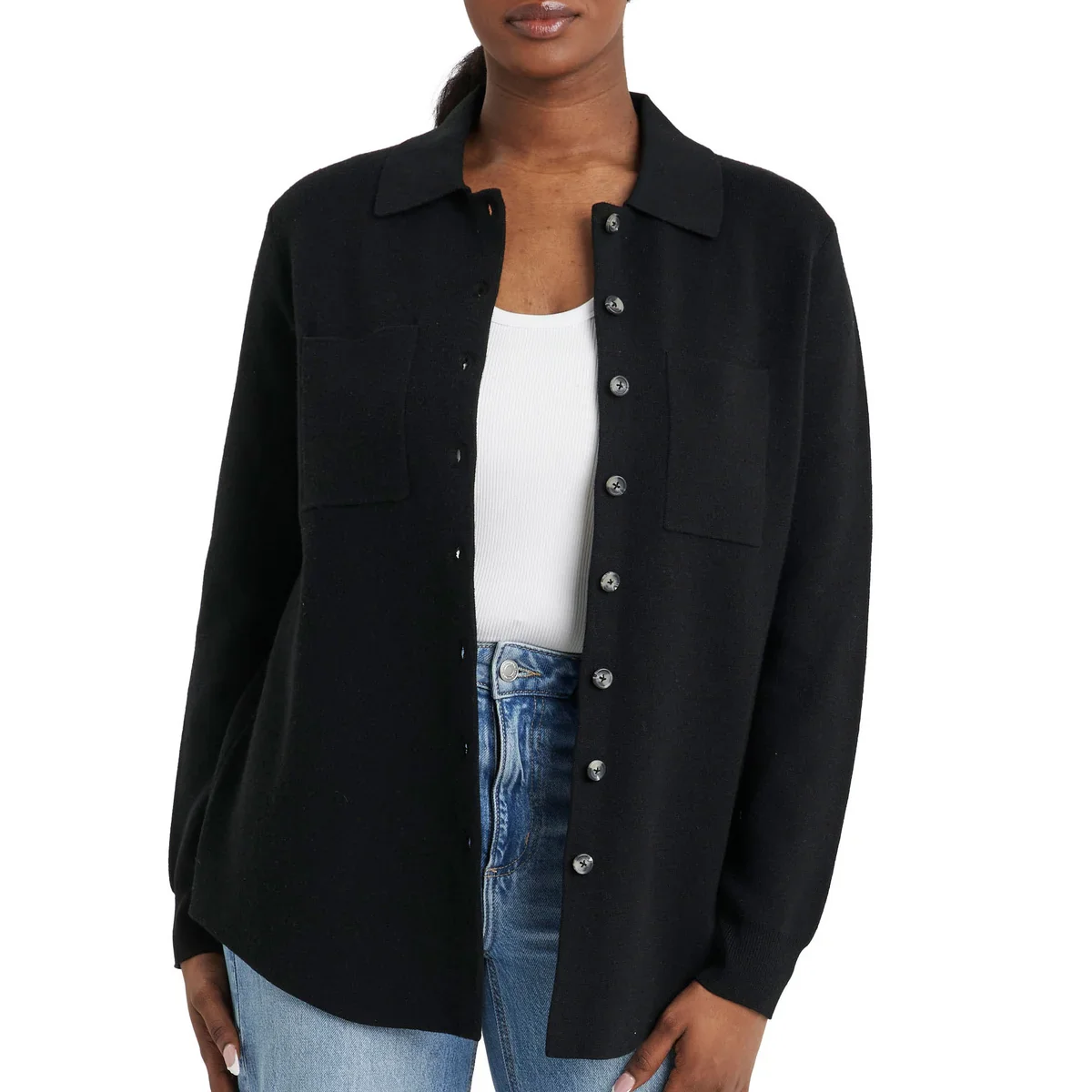 Como Vintage - Veste-chemise en tricot - Image 7