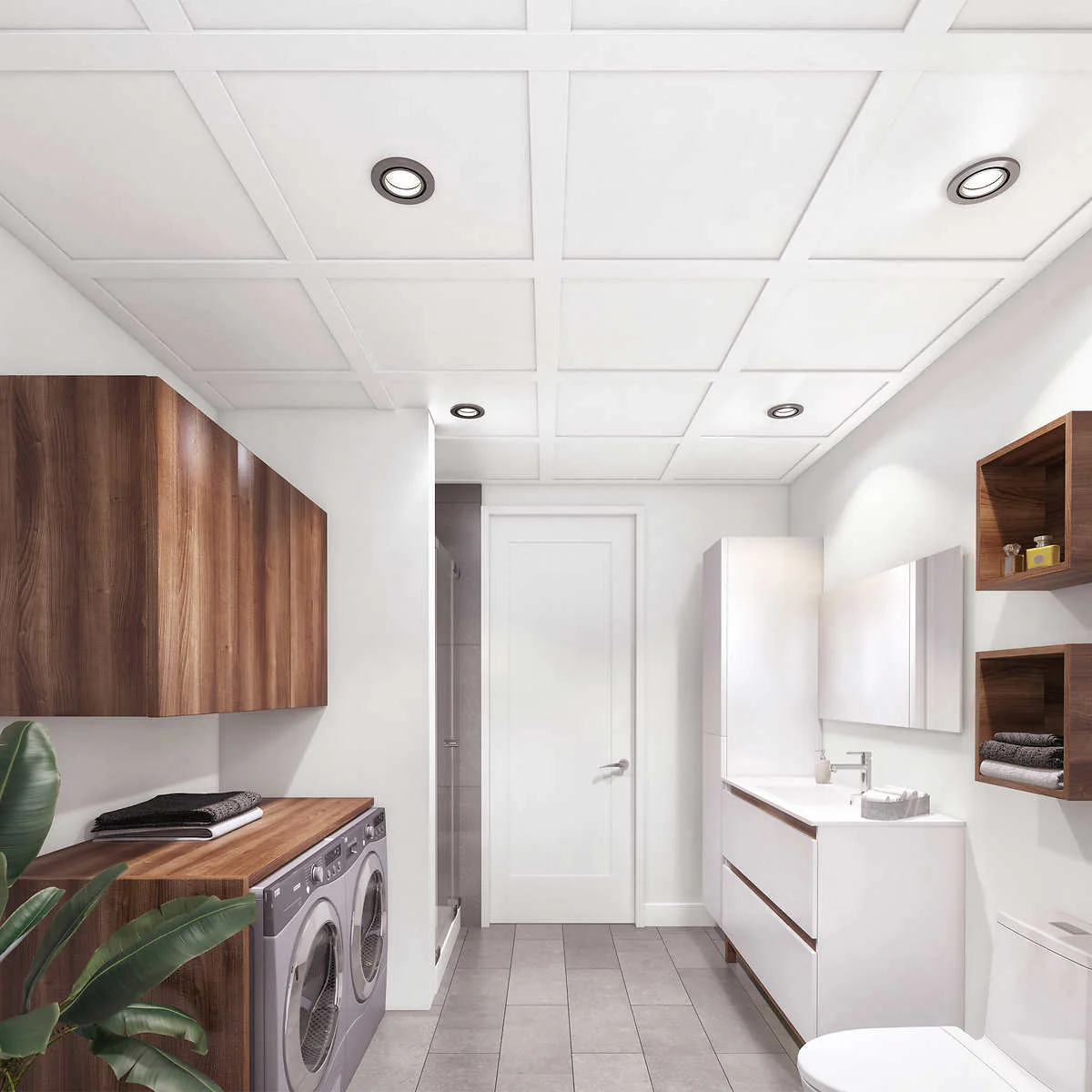 Embassy Plus - Ensemble de plafond suspendu couvrant 60 pi² - Image 2