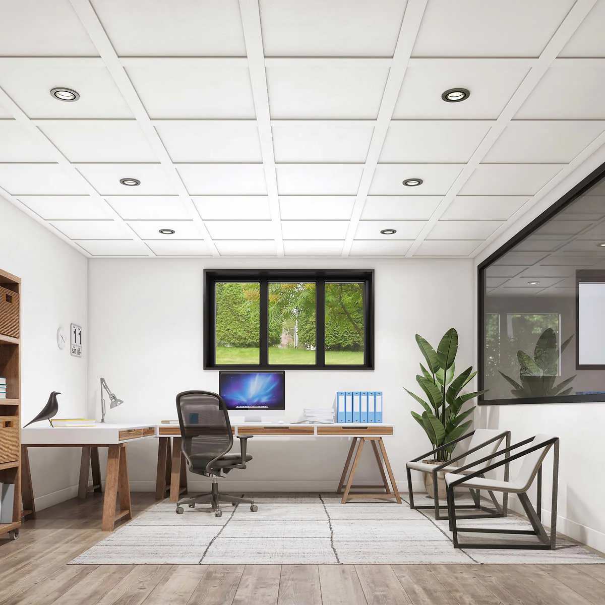 Embassy Plus - Ensemble de plafond suspendu couvrant 60 pi² - Image 4