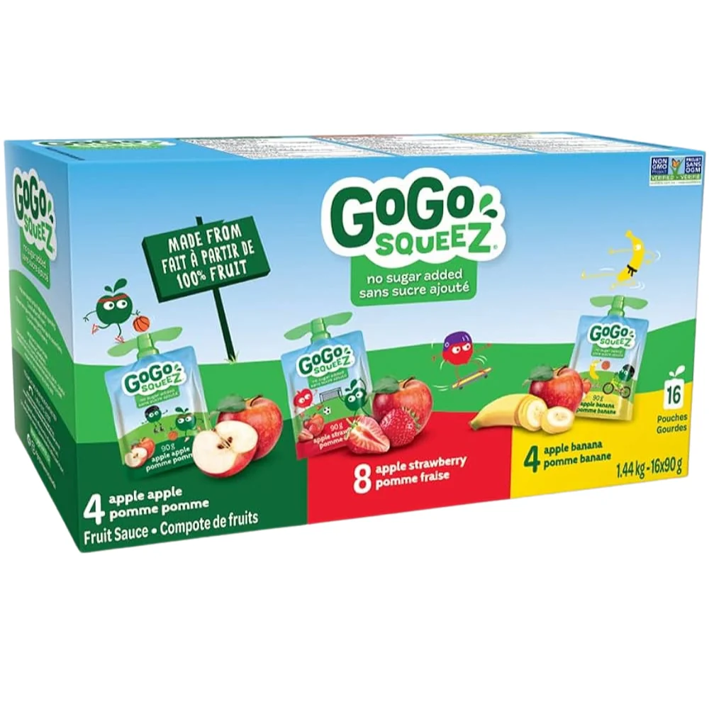 GoGo squeeZ - Compote de fruits bio 16 × 90 g - Image 3