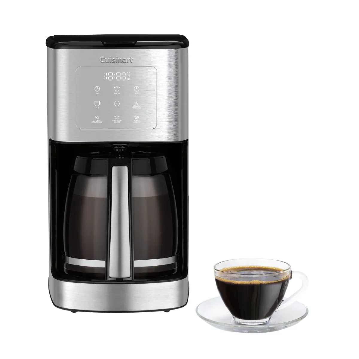 Cuisinart - Cafetière programmable de 14 tasses avec interface tactile Brew Central