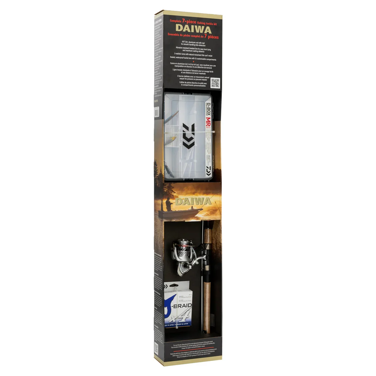 Daiwa - Canne à pêche avec moulinet et boîte à pêche - Image 2