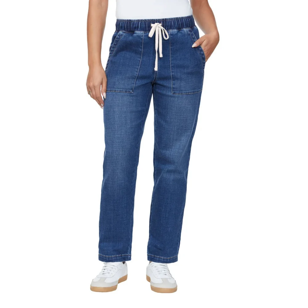 Buffalo David Bitton - Jeans droit à enfiler avec ourlet convertible - Image 3