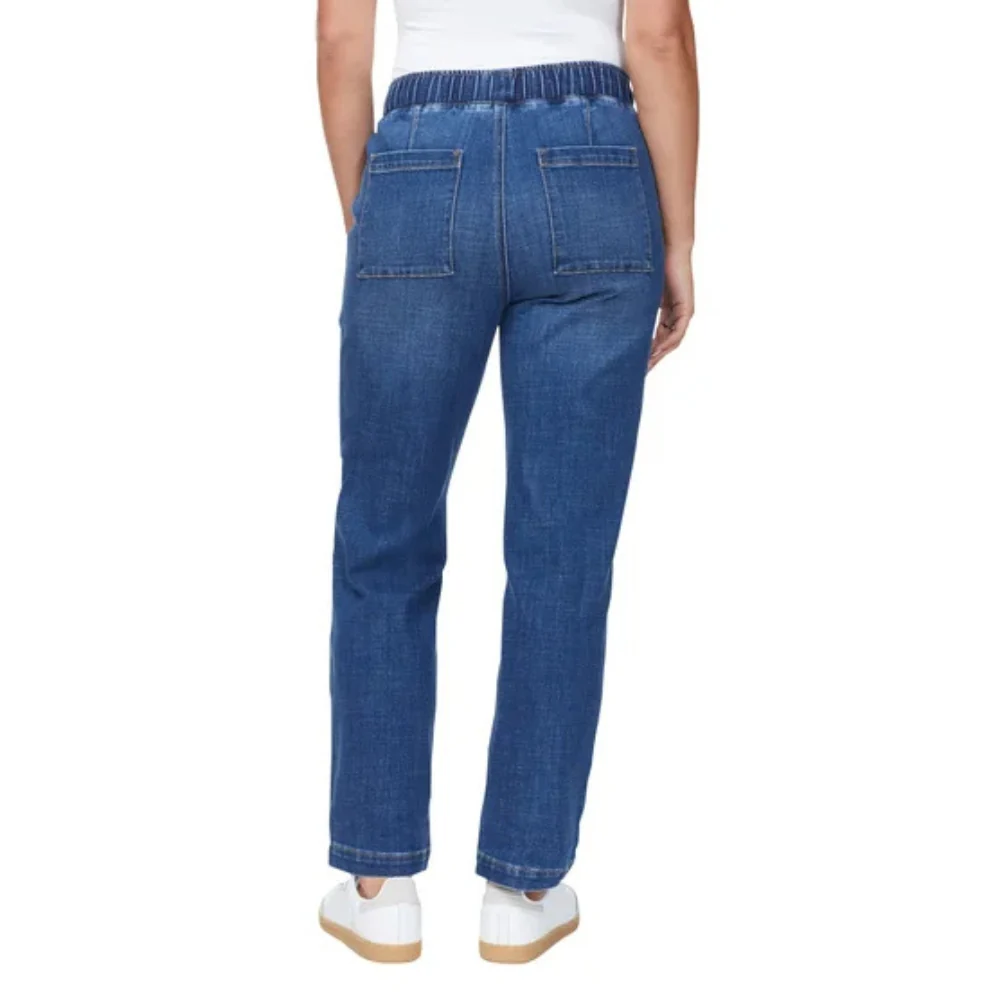 Buffalo David Bitton - Jeans droit à enfiler avec ourlet convertible - Image 4