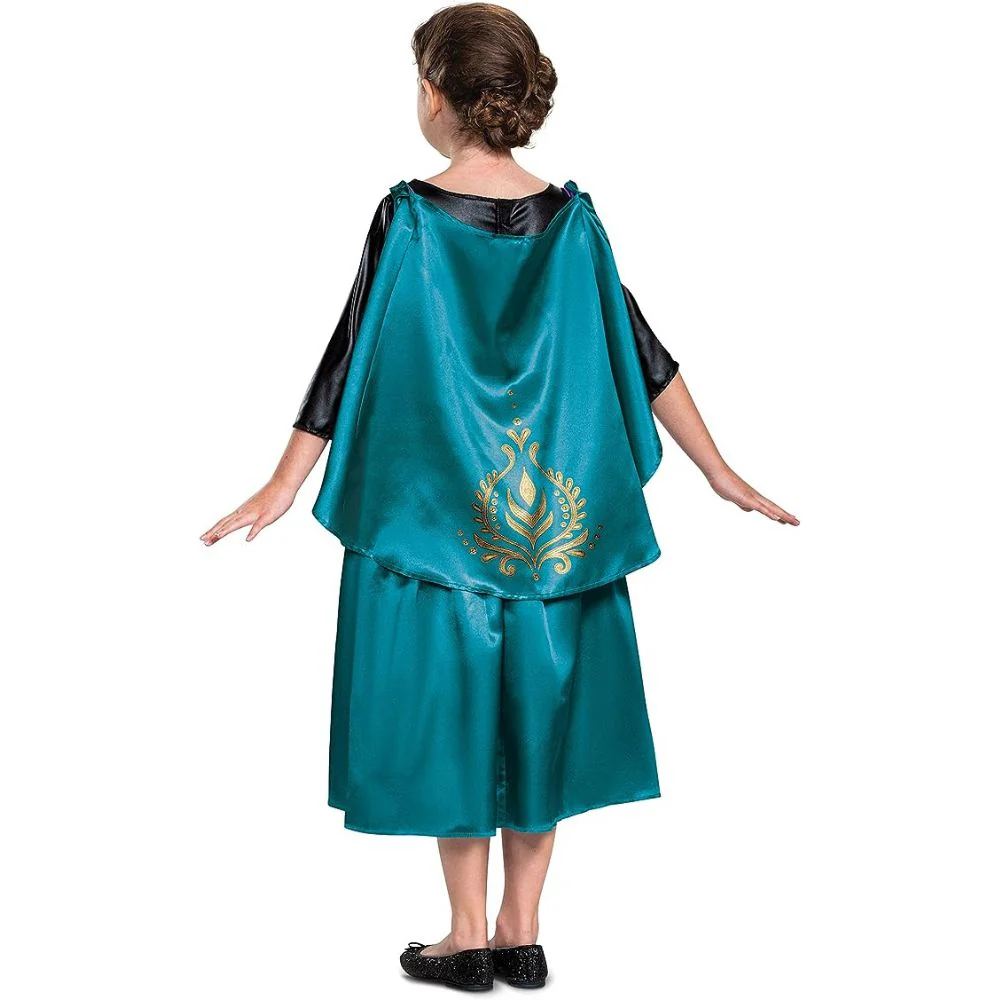 Disguise - Costume Anna pour fille, tenue classique officielle Disney La Reine des Neiges 2, robe et cape - Image 2
