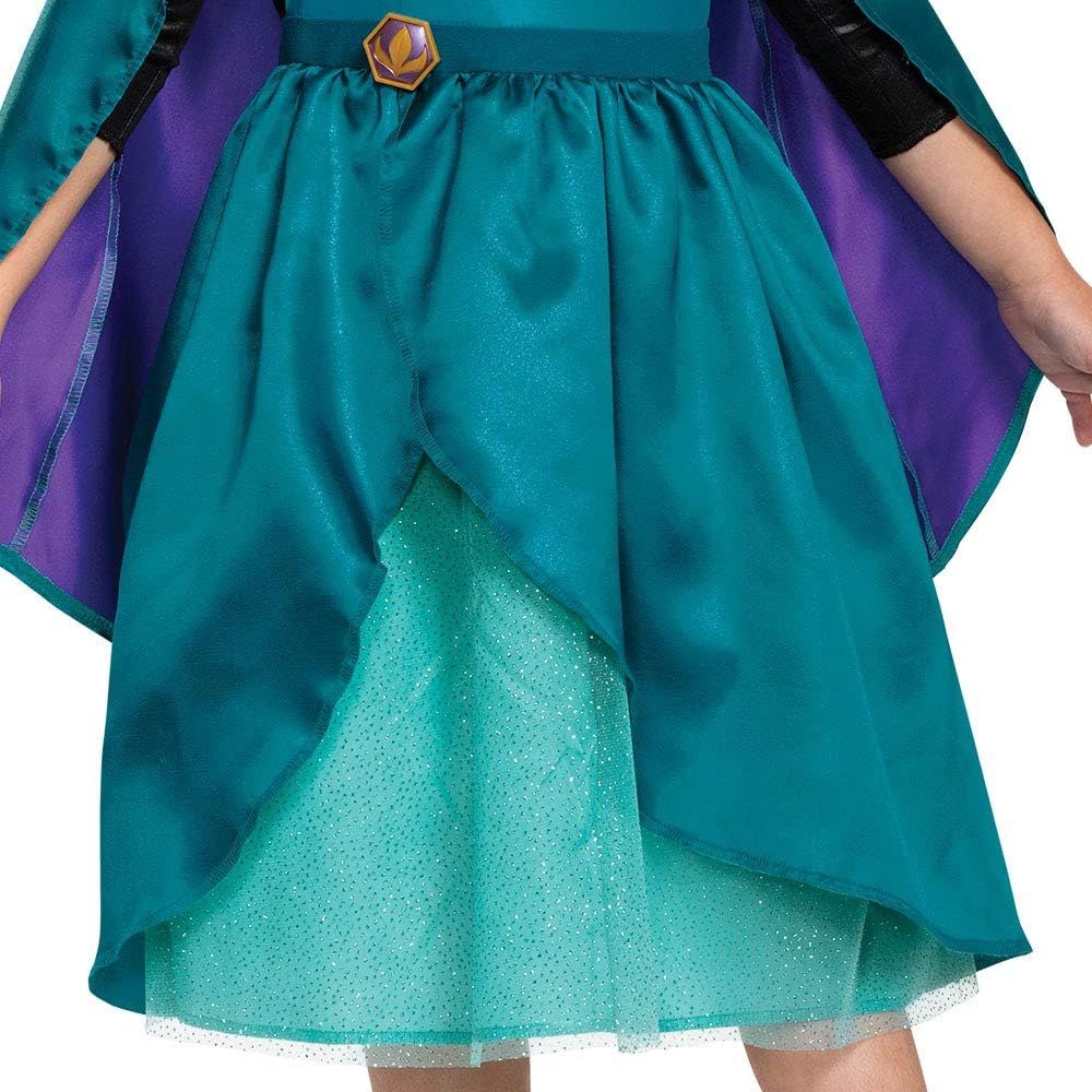 Disguise - Costume Anna pour fille, tenue classique officielle Disney La Reine des Neiges 2, robe et cape - Image 4