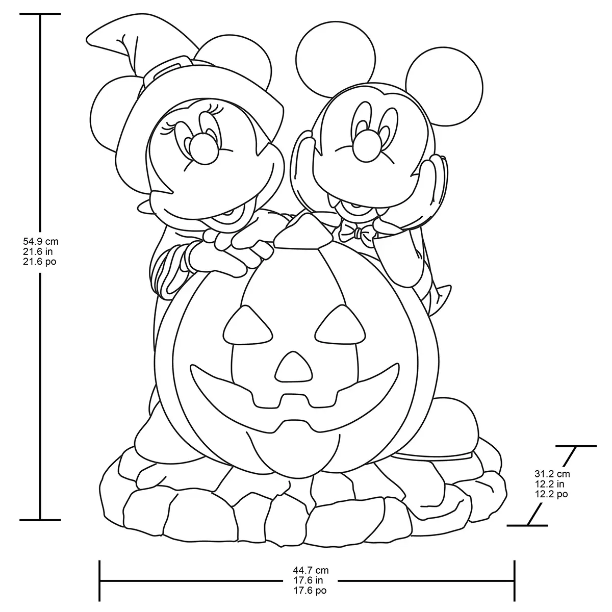 Disney - Citrouille d'Halloween - Image 3