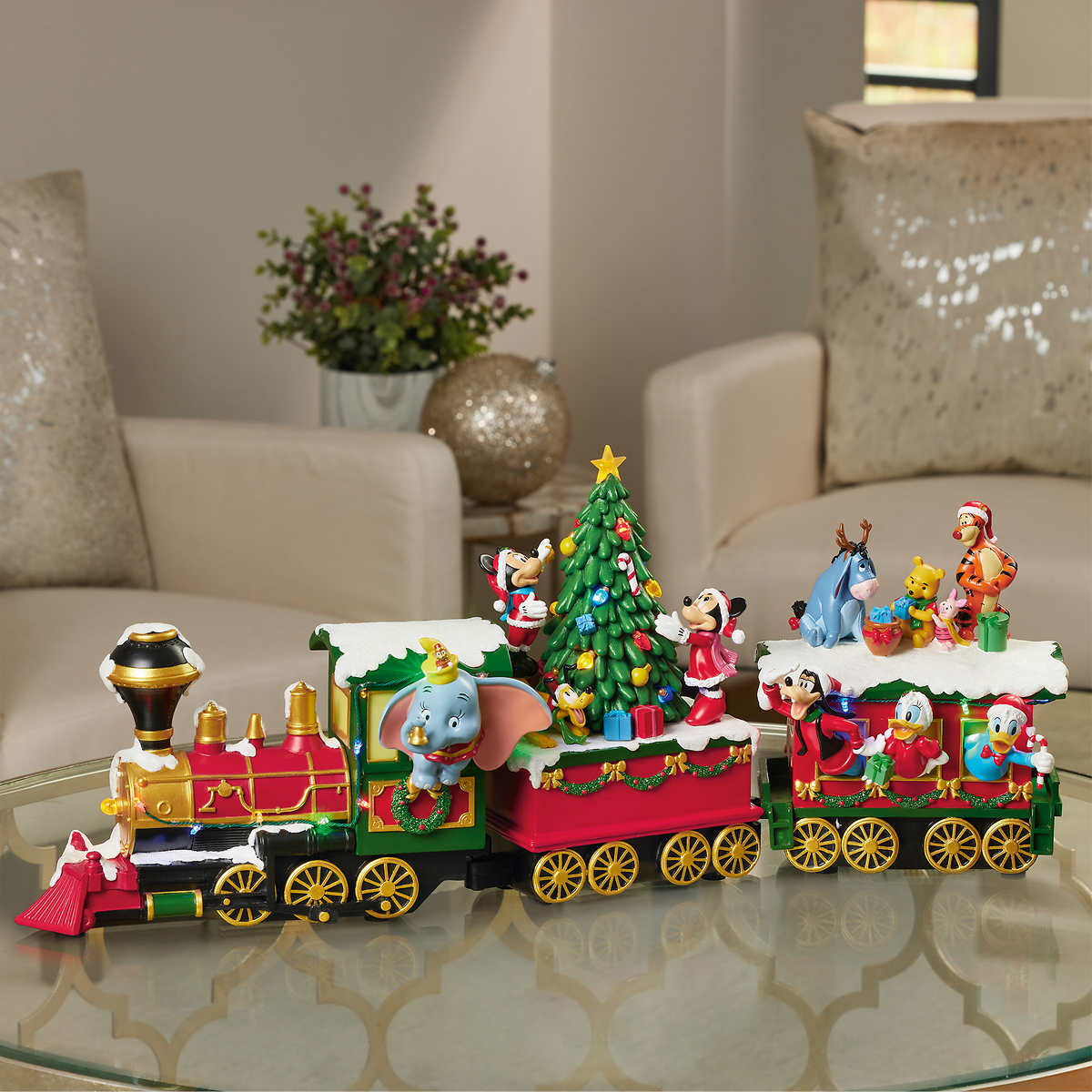 Disney - Train des Fêtes avec lumières et musique