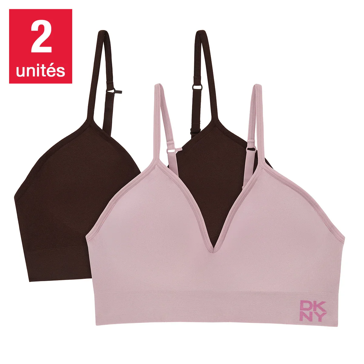 DKNY - Soutien-gorge Energy sans couture, paquet de 2 - Image 8