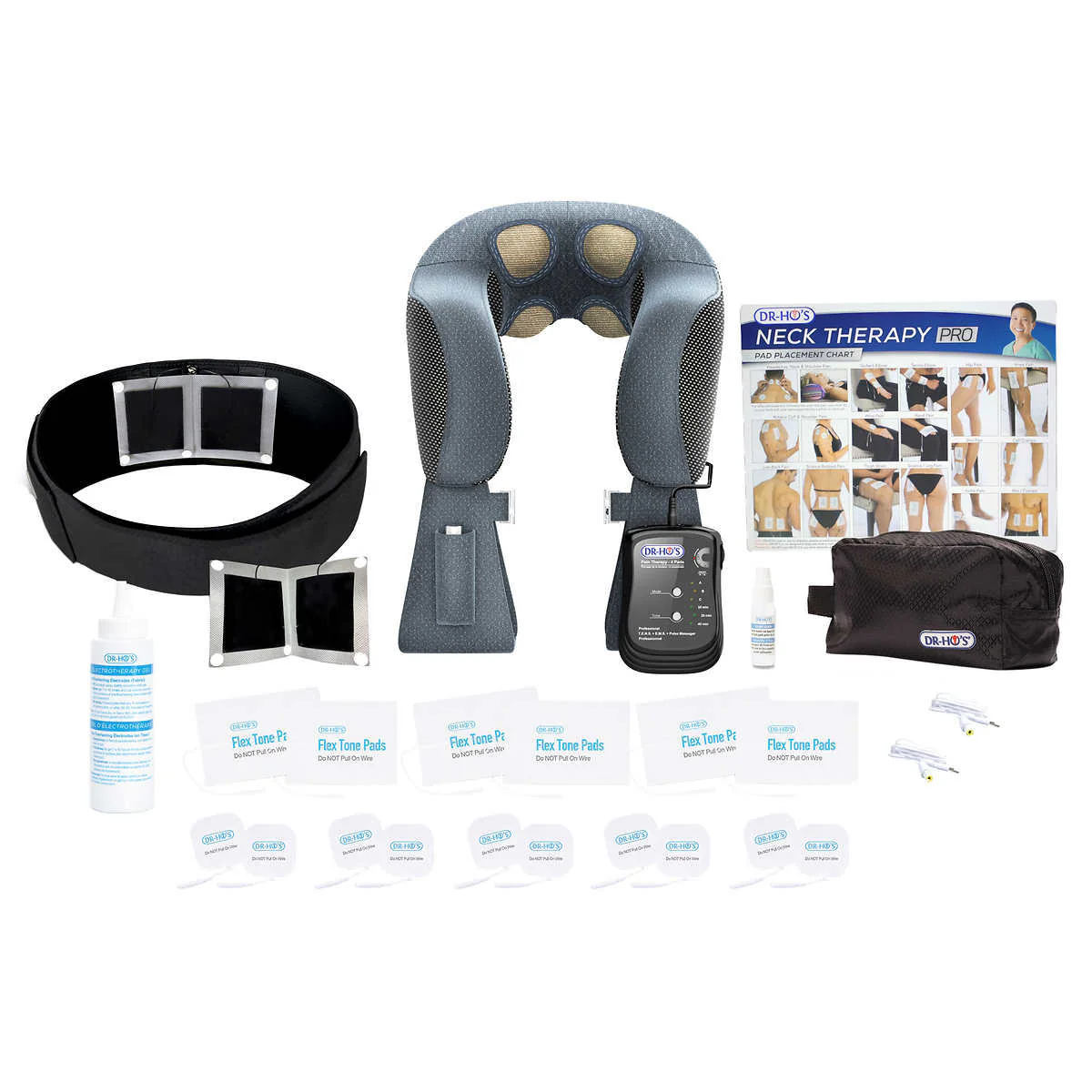 DR-HO’S - Neck Pain Pro avec trousse de coussinets gélifiés et ceinture lombaire - Image 3