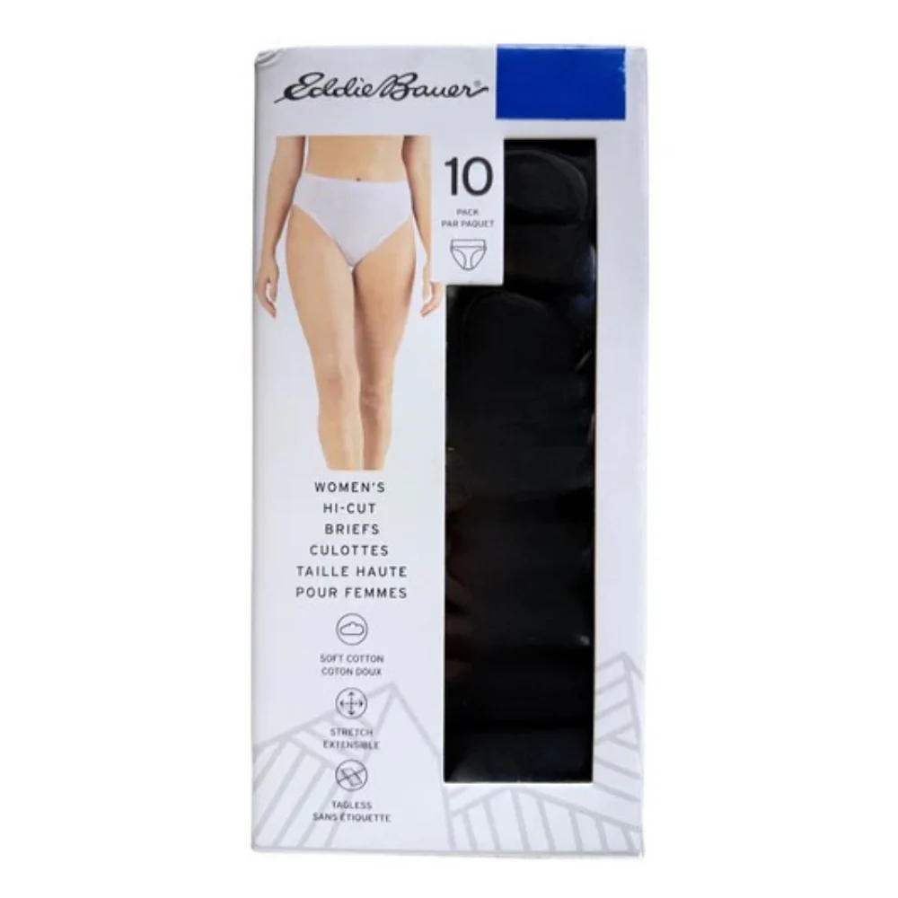Eddie Bauer - Sous-vêtements taille haute, paquet de 10 - Image 13