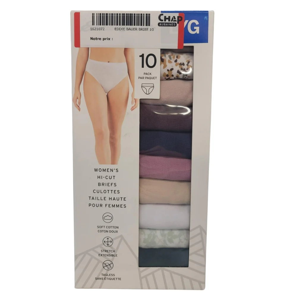 Eddie Bauer - Sous-vêtements taille haute, paquet de 10 - Image 15