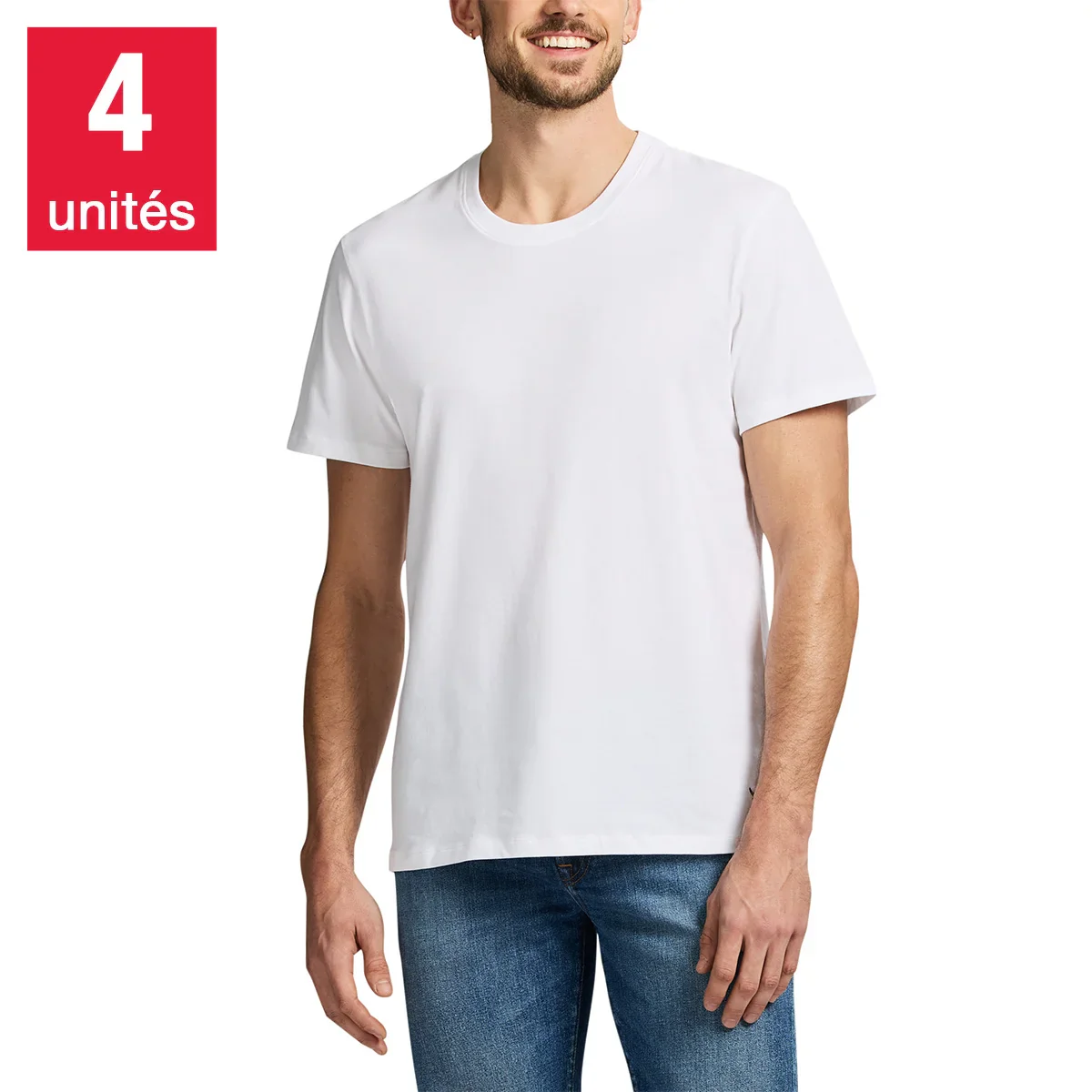 Eddie Bauer - T-shirt ras du cou en coton, paquet de 4 - Image 4