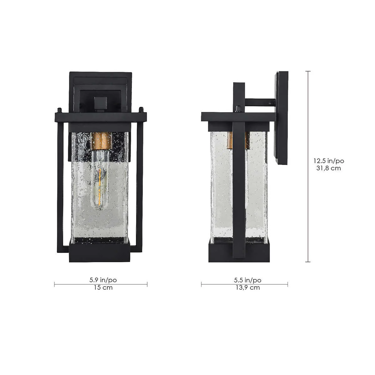 Empire Lighting - Ensemble de 2 appliques d’extérieur Murdock - Image 6