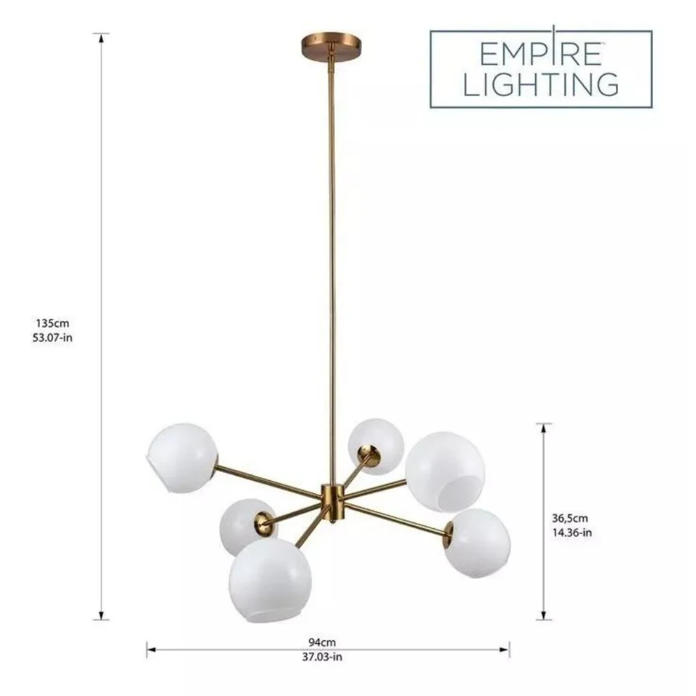 Empire Lighting - Lampe Ă suspension DEL Beverley - Image 3
