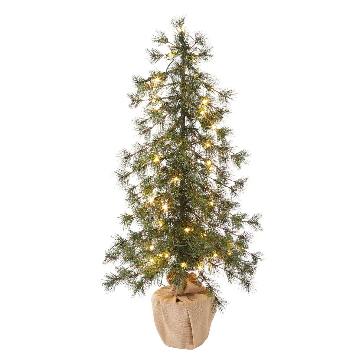 Ensemble de 3 arbres Alpin des fêtes avec lumières à DEL - Image 6