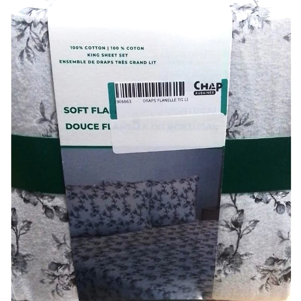 Ensemble de draps en flanelle du Portugal - Image 3