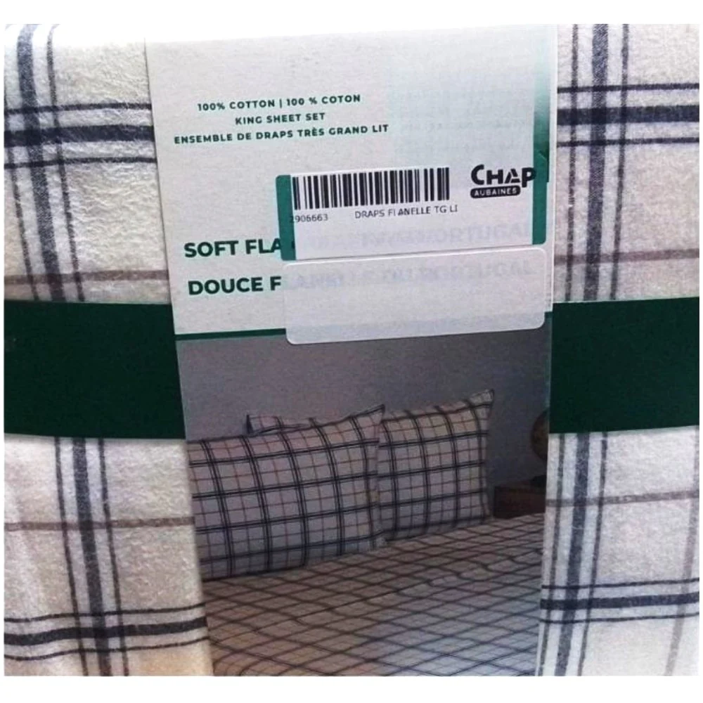 Ensemble de draps en flanelle du Portugal - Image 4