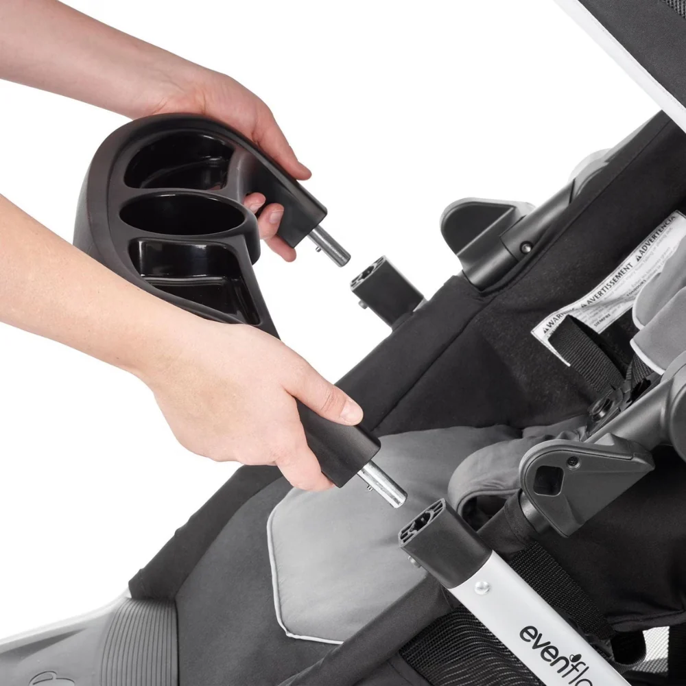 Evenflo - Système de voyage pour poussette de jogging Victory Plus avec siège d'auto pour bébé LiteMax (0-6 Ans) - Image 12