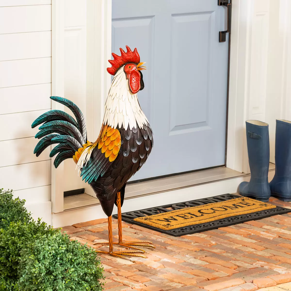 Evergreen - Coq de ferme en métal - Image 2