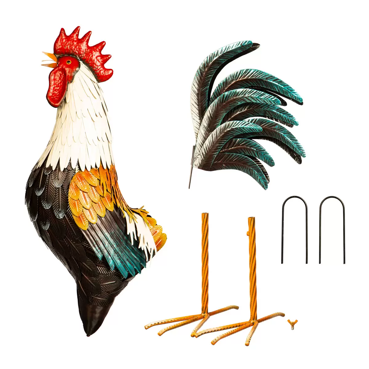 Evergreen - Coq de ferme en métal - Image 3