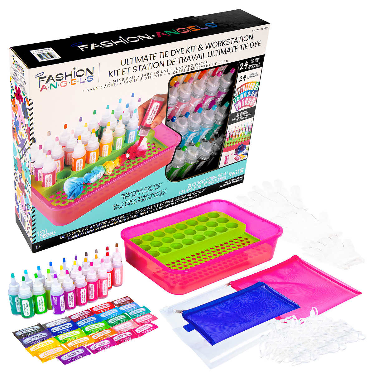 Fashion Angels - Kit et station de travail ultime tie dye