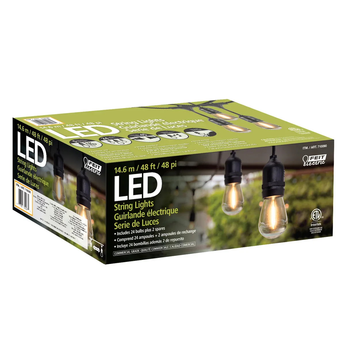 Feit Electric - Guirlande lumineuse Ă filament DEL de 48 pi - Image 2