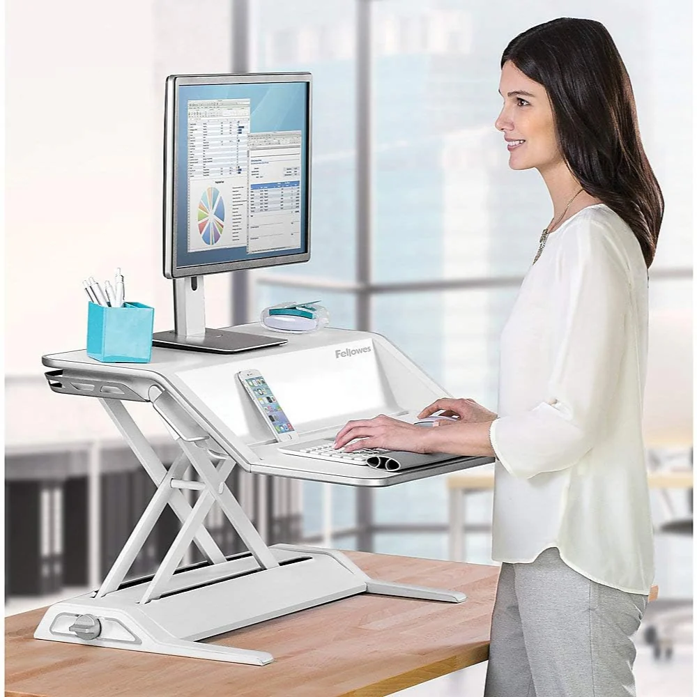 Fellowes Lotus - Bureau assis-debout réglable prémonté NOIR - Image 4
