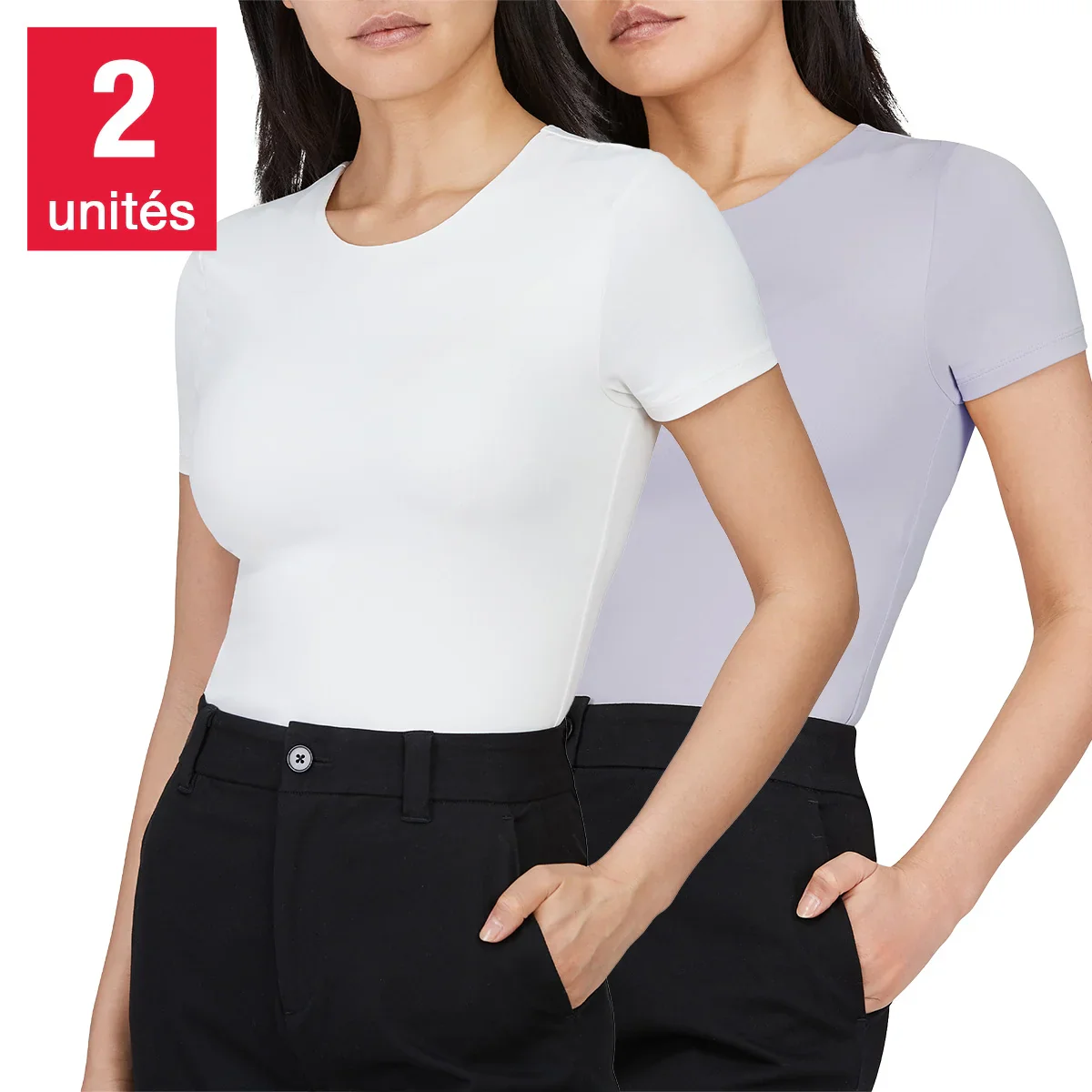 Frank and Oak - Chandail moulant pour femmes, paquet de 2 - Image 5
