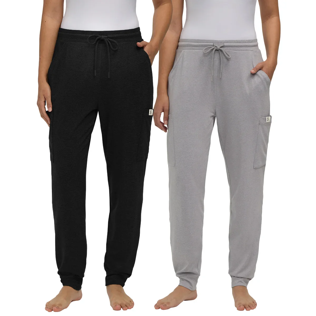 Frank and Oak - Pantalons de détente cargos, paquet de 2