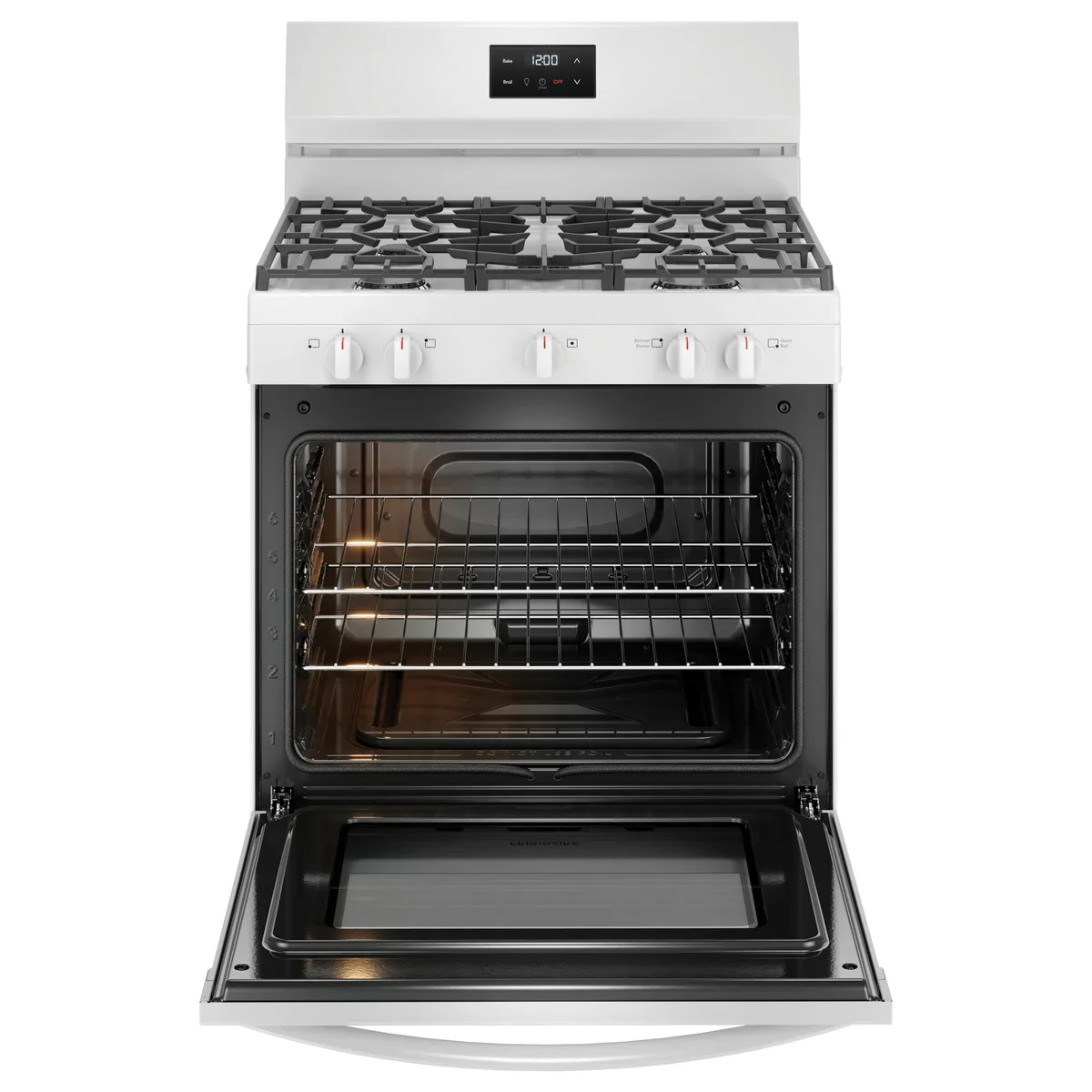 Frigidaire - Cuisinière à gaz à 5 brûleurs de 30 po, 5,1 pi³ - Image 4
