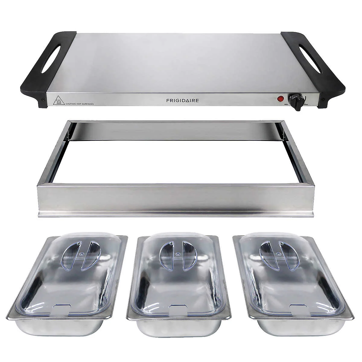 Frigidaire - Serveur de buffet/réchaud à 3 niveaux avec plateau chauffant - Image 6