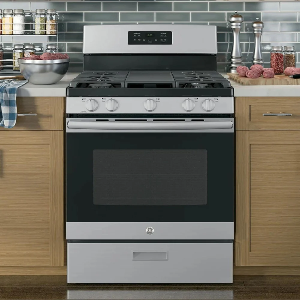 GE - Cuisinière autonome au gaz de 30 po - Image 2