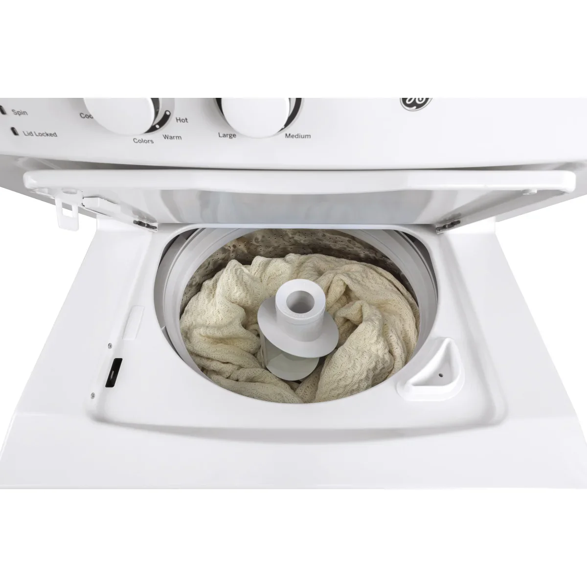 GE - Ensemble de laveuse sécheuse 27 po à laveuse de 4,4 pi³ (I.E.C) et sécheuse de 5,9 pi³ - Image 3
