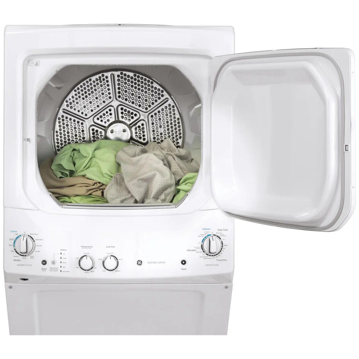 GE - Ensemble de laveuse sécheuse 27 po à laveuse de 4,4 pi³ (I.E.C) et sécheuse de 5,9 pi³ - Image 5