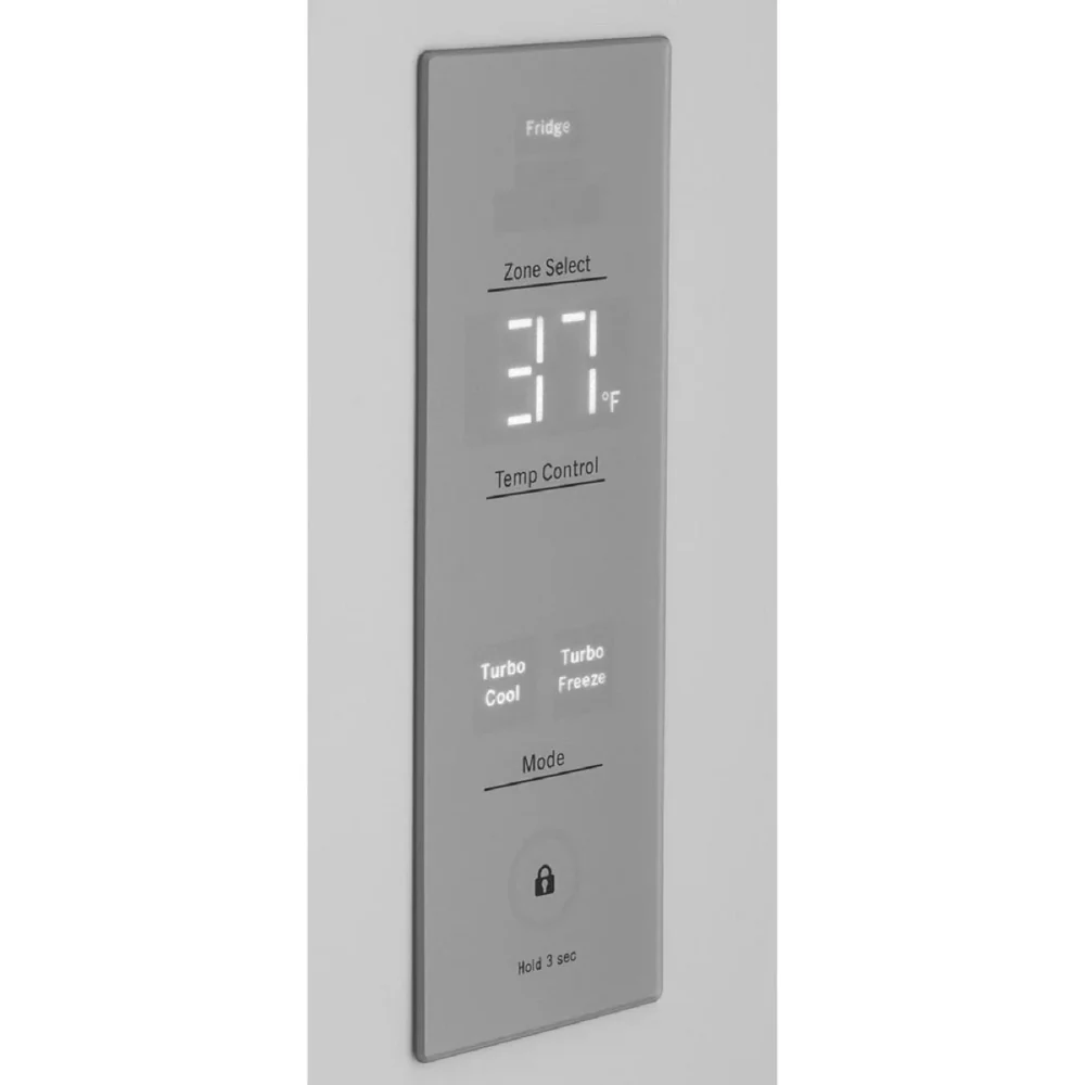 GE - Réfrigérateur à portes reversible 32 po, 17,7 pi³ - Image 2