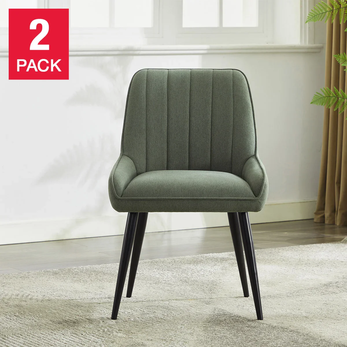 Gemini - Chaises de salle à manger en tissu, paquet de 2 - Image 11