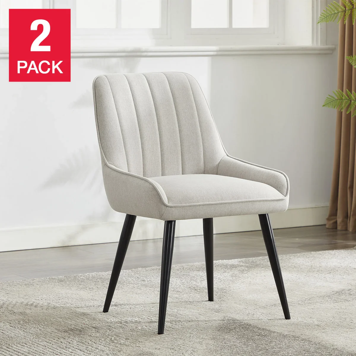 Gemini - Chaises de salle à manger en tissu, paquet de 2 - Image 16