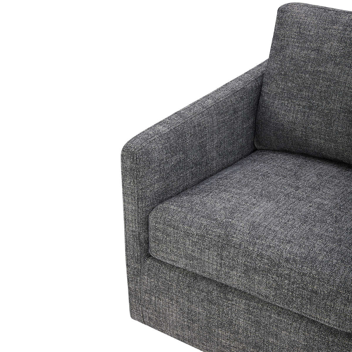 Gilman Creek Furniture - Fauteuil contemporain pivotant en tissu - Image 4