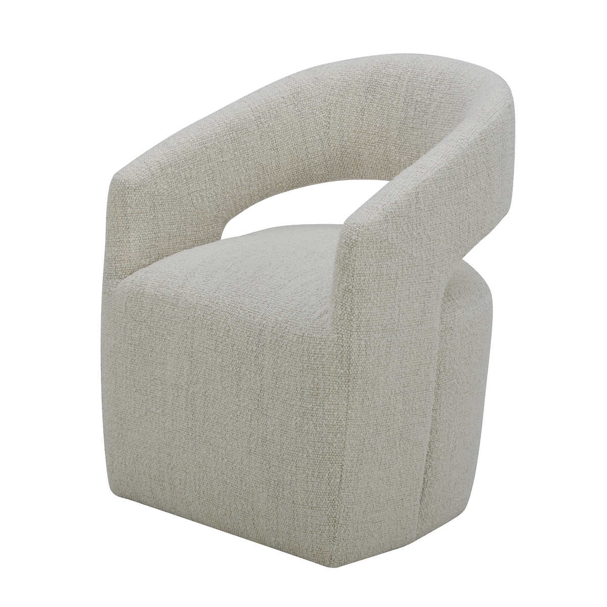 Gilman Creek Kaya - Chaise de salle à manger en tissu avec roulettes - Image 2