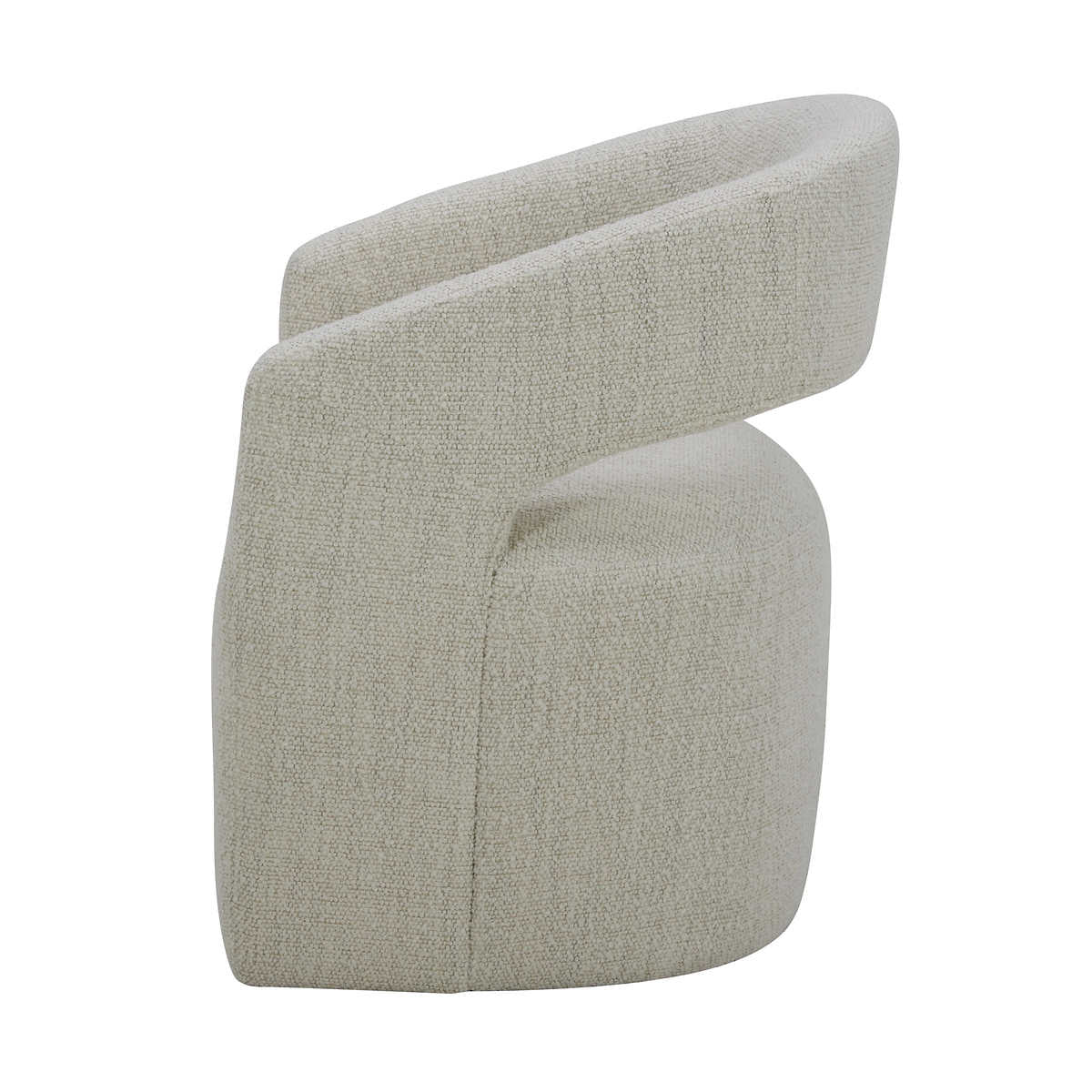 Gilman Creek Kaya - Chaise de salle à manger en tissu avec roulettes - Image 3