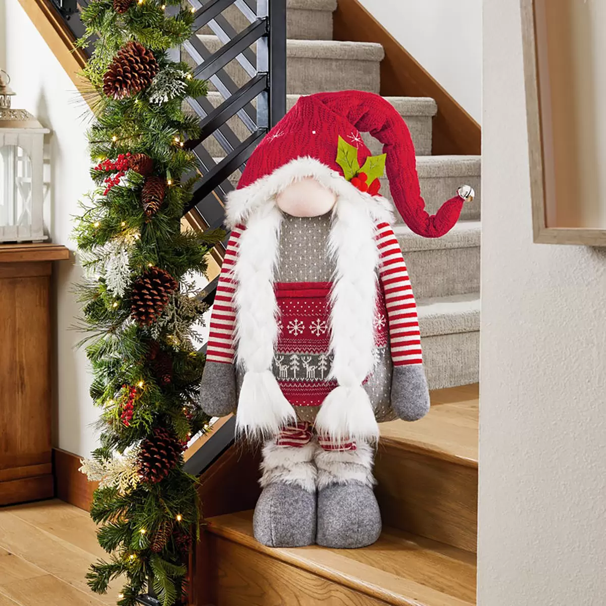 Gnomes en peluche extensible de Noël - Image 2