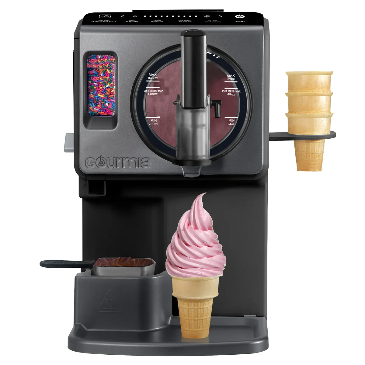 Gourmia - Machine automatique à crème glacée et à boissons glacées, 2 L - Image 8