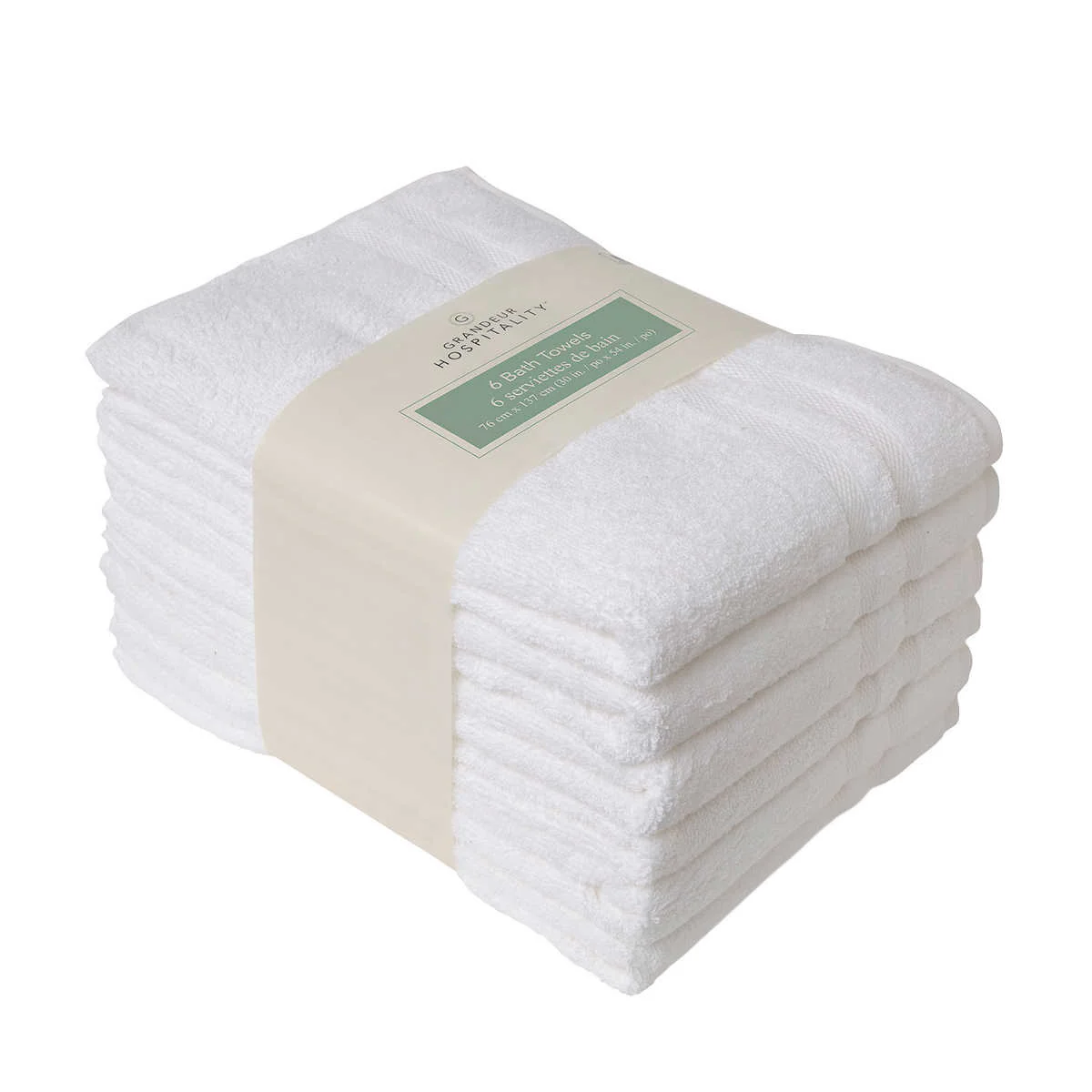 Grandeur Hospitality - Serviettes de bain, paquet de 6 - Image 2