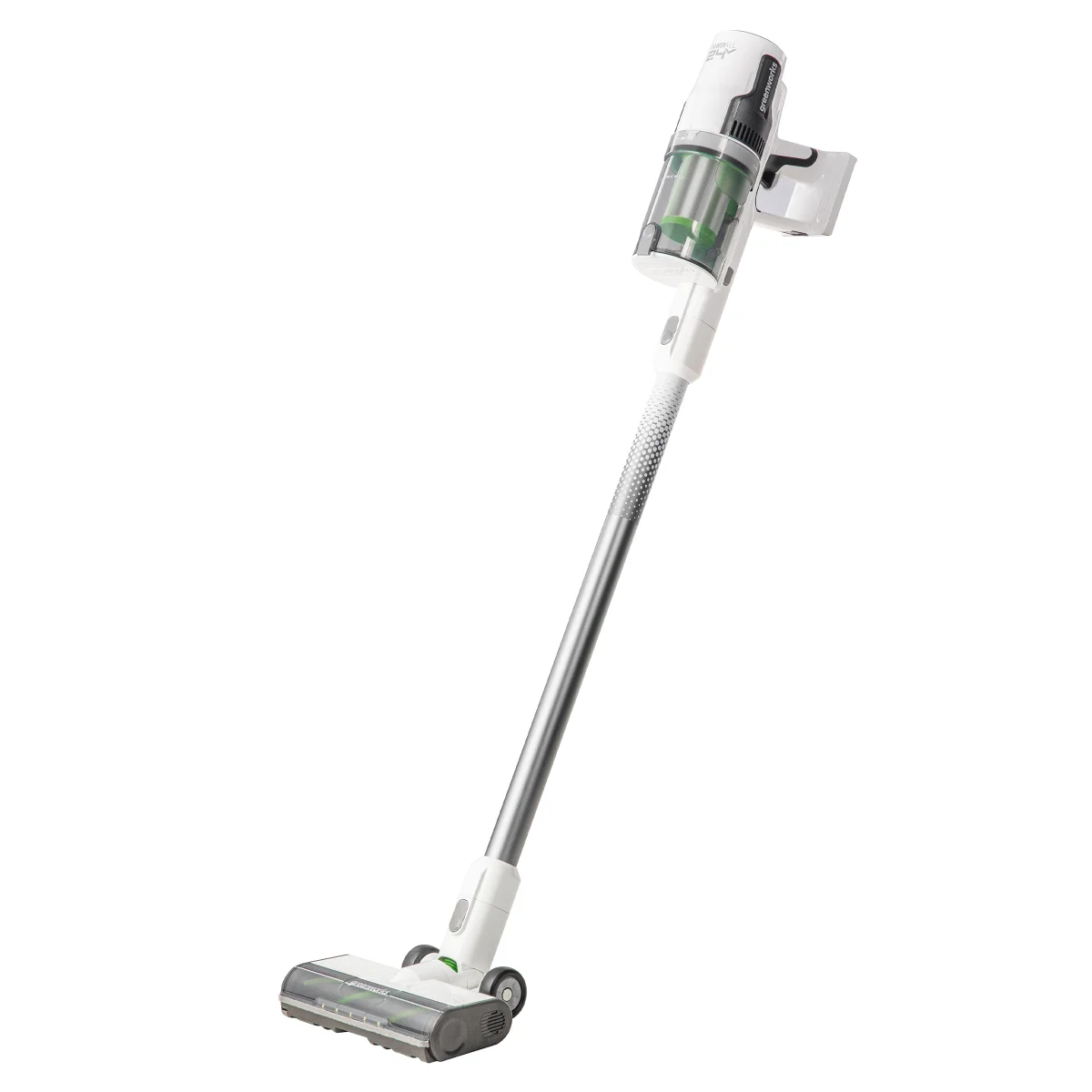 Greenworks - Aspirateur-balai 24V avec batterie et chargeur mural - Image 2
