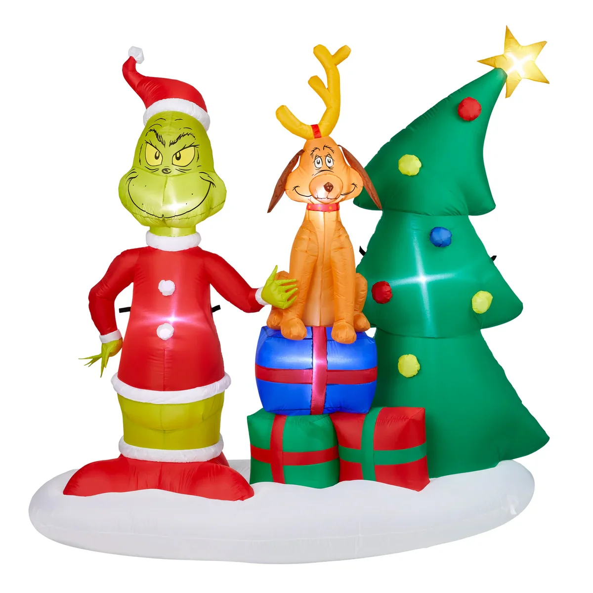 Grinch et Max gonflable géant de 2,1 m (6,8 pi) - Image 2
